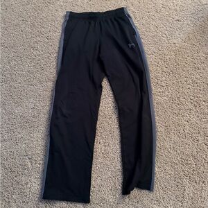 Black and Gray Athletic Pants